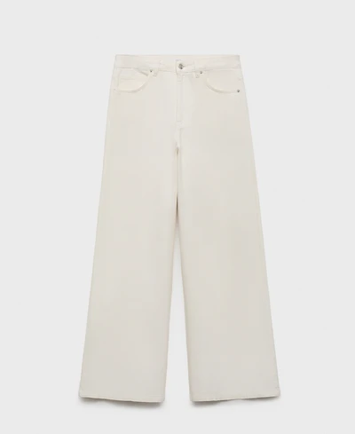 Mango Women's High-Rise Wide Leg Jeans