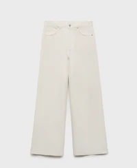 Mango Women's High-Rise Wide Leg Jeans