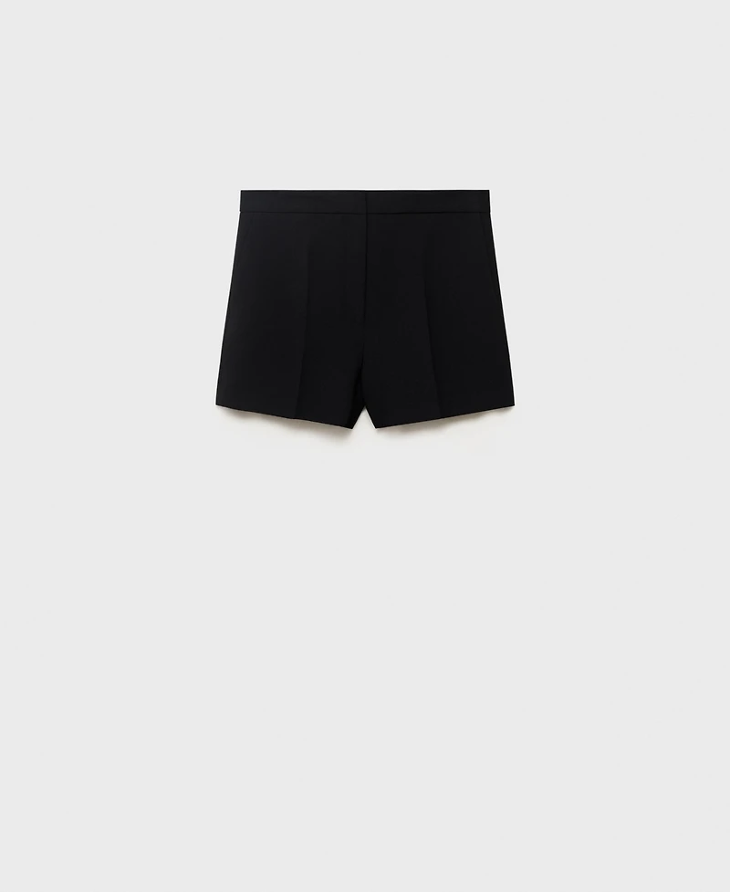Mango Women's Straight Mid-Rise Shorts