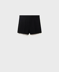 Mango Women's Straight Mid-Rise Shorts