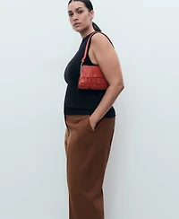 Mango Women's Straight Mid-Rise Pants