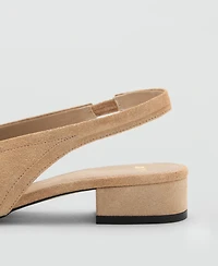 Mango Women's Suede Heeled Shoes