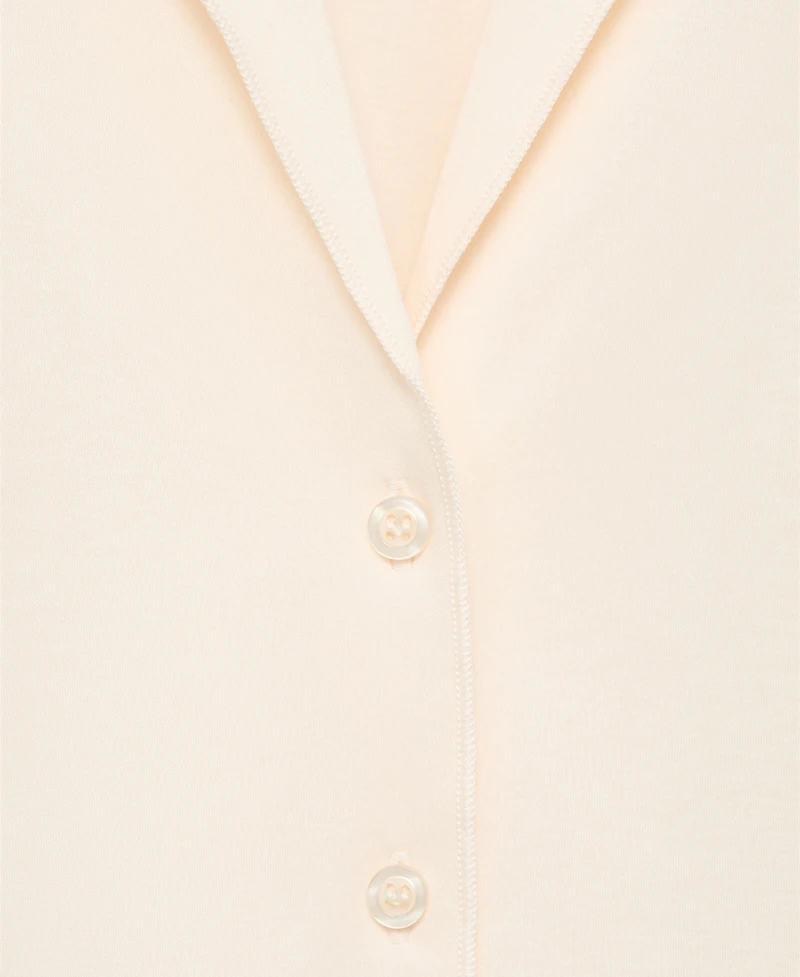 Mango Women's Plain Cotton Pajama Shirt