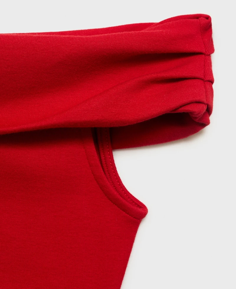 Mango Women's Short Strapless Dress