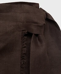 Mango Women's Linen Sarong Skirt