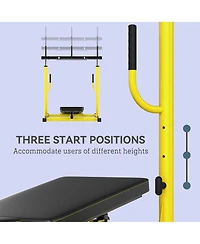 Soozier Leg Press Machine with Adjustable Leg, Back, Head Positions