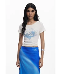 Desigual Women's "Love the planet" T-shirt