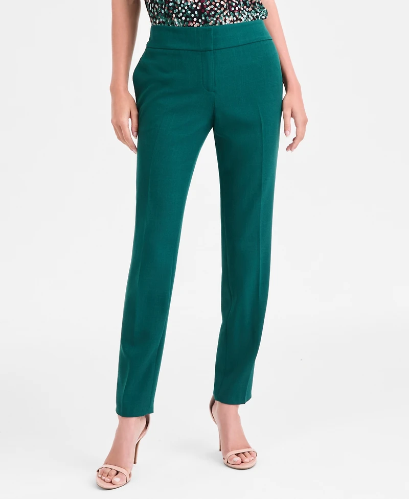 Kasper Women's Stretch Crepe Slim Leg Pant