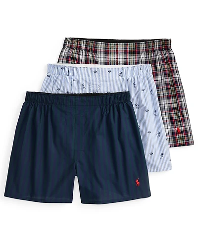 Polo Ralph Lauren Men's 3-Pack Classic Fit Boxer Briefs