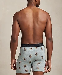 Polo Ralph Lauren Men's 3-Pack Elastic Waist Boxer Briefs Holiday Gift Set