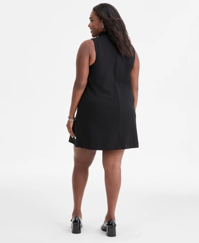 On 34th Trendy Plus Embellished Sleeveless Shift Dress, Macy's Exclusive