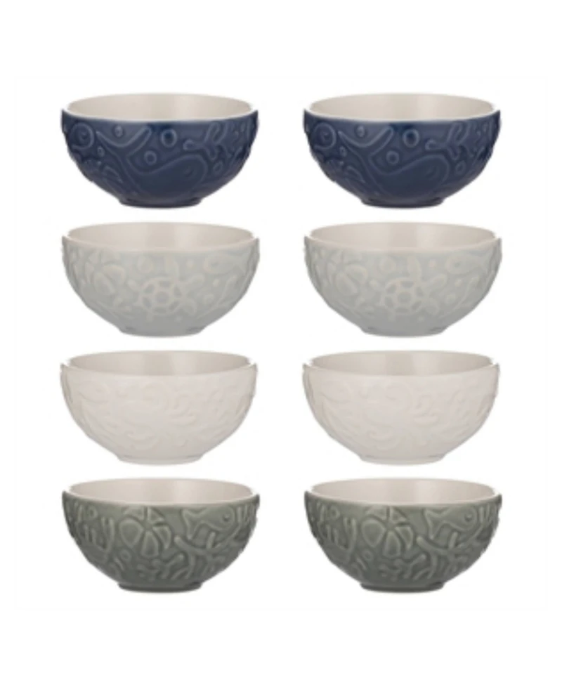 Mason Cash Nautical Food Prep Bowls, Set of 8