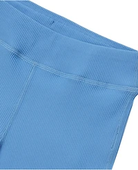 Lands' End Girls Active Flare Ribbed Leggings