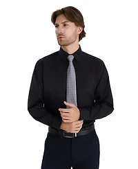 Club Room Men's Regular Fit Solid Dress Shirt, Macy's Exclusive