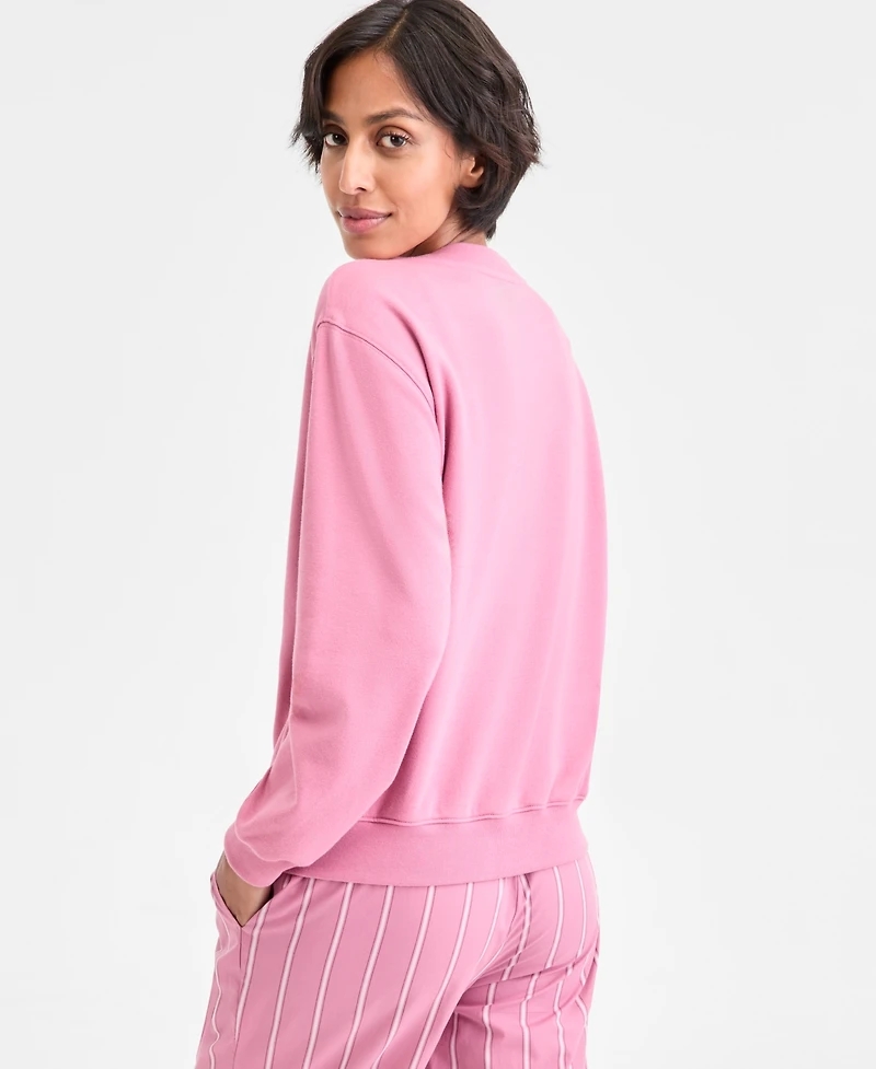 Gap Women's French Terry Crewneck Pajama Top