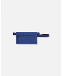 Deux par Deux Boy Double Pencil Case Blue Gradient Dinosaur Print - Toddler|Child