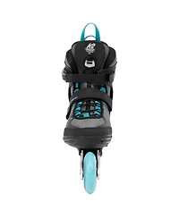 K2 Alexis 80 Alu Gray-Cyan Womens Inline Skates