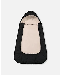Deux par Deux Baby Unisex 3-In-1 Multifunction Cover for Car Seat, Stroller, and Baby Carrier In Black - Baby