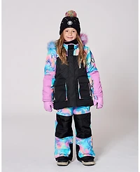 Deux par Girl Two-Piece Play Snowsuit Rainbow Heart Print - Toddler|Child