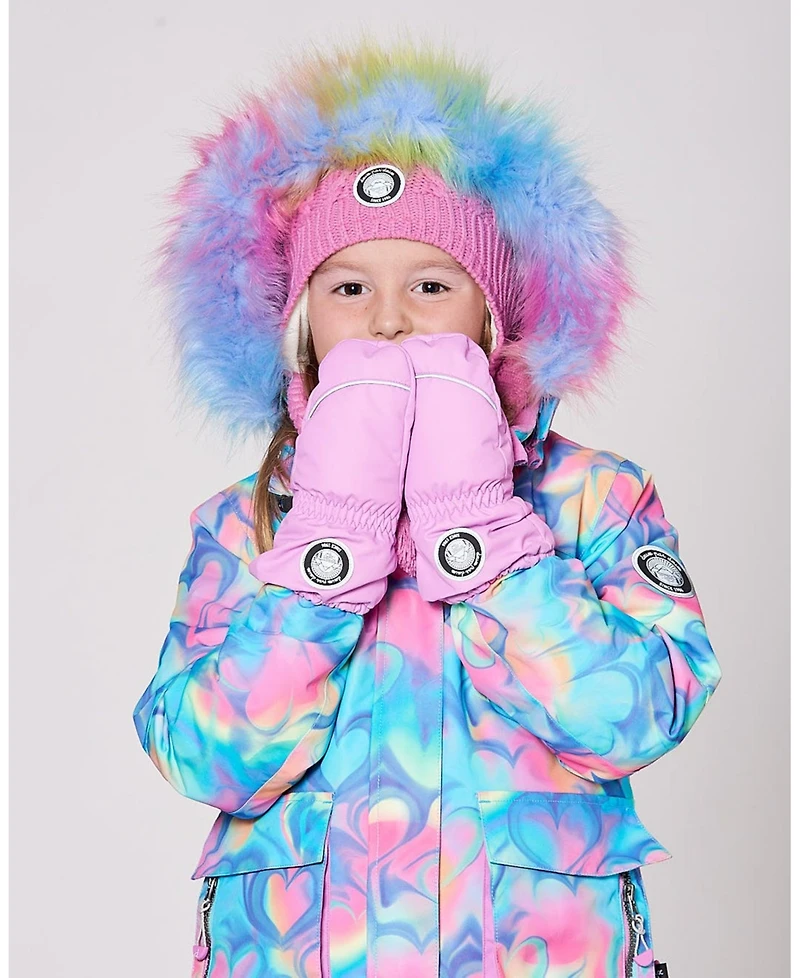 Deux par Deux Baby Girls Winter Mittens Play Purple