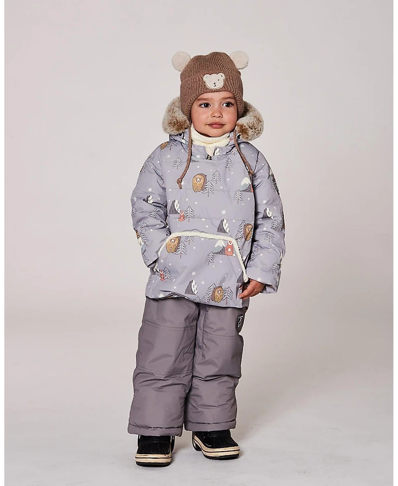 Deux par Baby Boy Two-Piece Snug Snowsuit Gray - Baby|Toddler