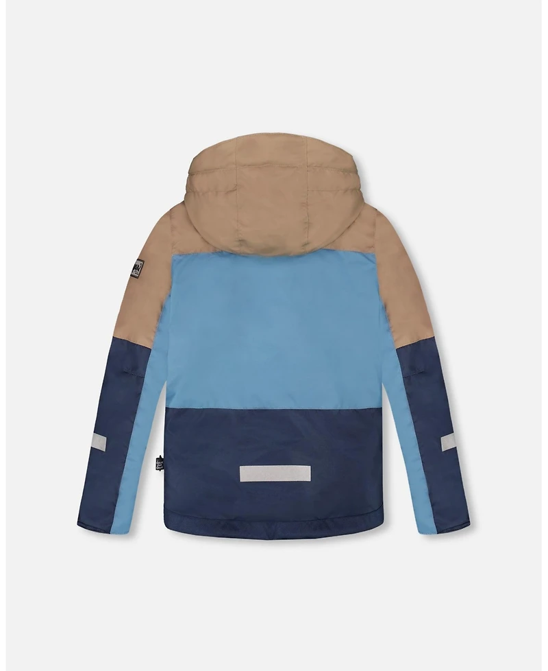 Deux par Big Boys Two-Piece Teknik Snowsuit Blue Mountains