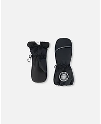 Deux par Deux Baby Unisex Winter Mittens Play Black - Baby