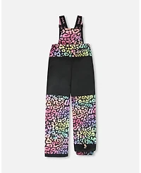 Deux par Girl Two-Piece Play Snowsuit Rainbow Leopard
