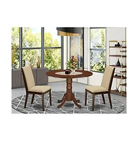 East West Furniture Dining Room Set Mahogany