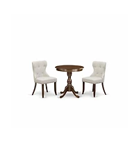 East West Furniture 3-Pc Dinette Set