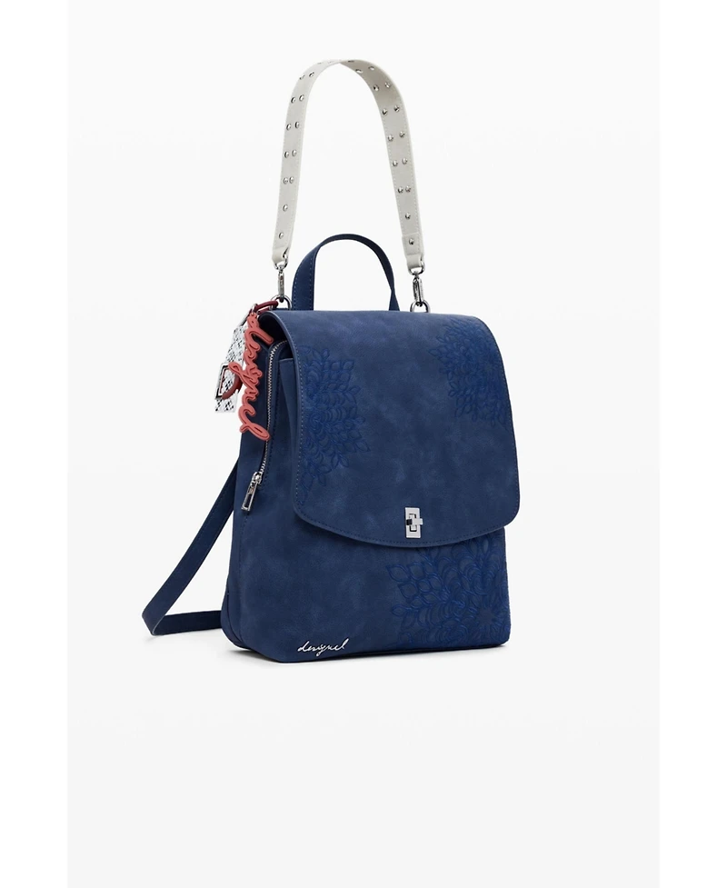 Desigual Women's Small embossed flap backpack