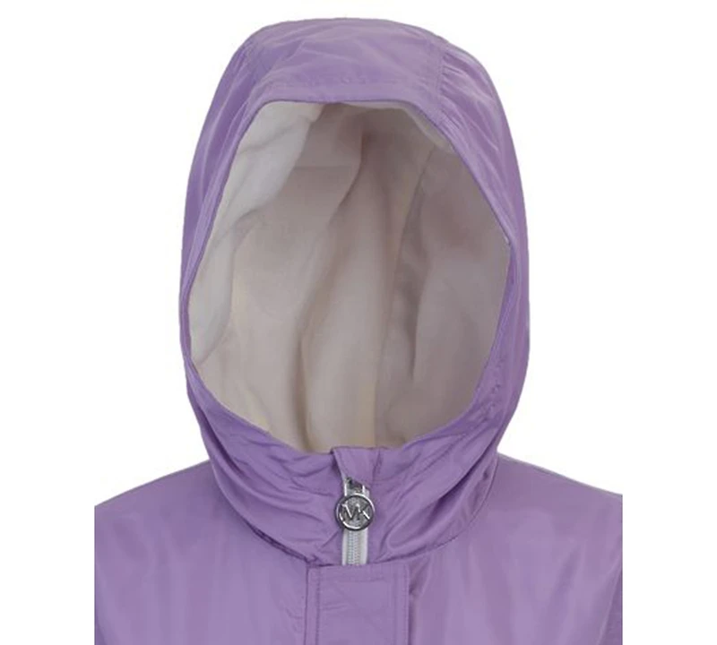 Michael Kors Toddler and Little Girls Fleece Lined Rain Jacket