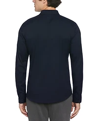 Perry Ellis Men's Slim-Fit Stretch Solid Button-Down Twill Shirt