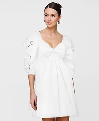 Avec Les Filles Women's Embellished A-Line Dress