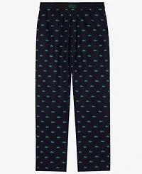 Lacoste Men's Woven Logo Pajama Pants
