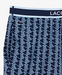 Lacoste Men's Monogram Print Pajama Pants