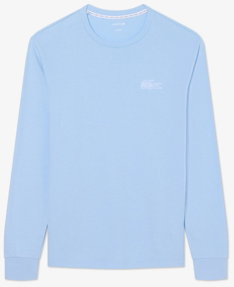Lacoste Men's Small Croc Thermal Long Sleeve T-Shirt