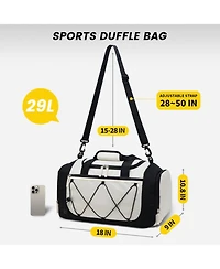 Gym Bag for Women - 15 Inches Small Duffle Bag, Lightweight Travel Duffel Sports, & Weekend Trips