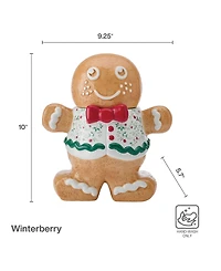 Winterberry Gingerbread Man Cookie Jar
