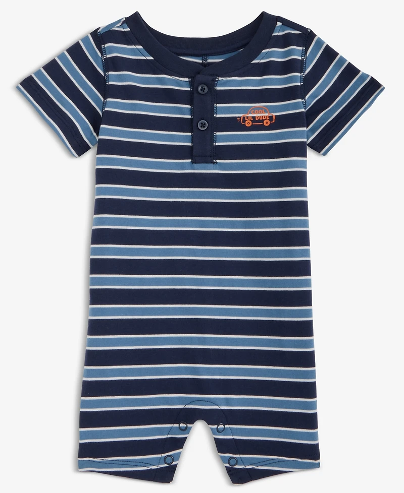 First Impressions Baby Boys Cool Lil Dude Striped Sunsuit, Macy's Exclusive