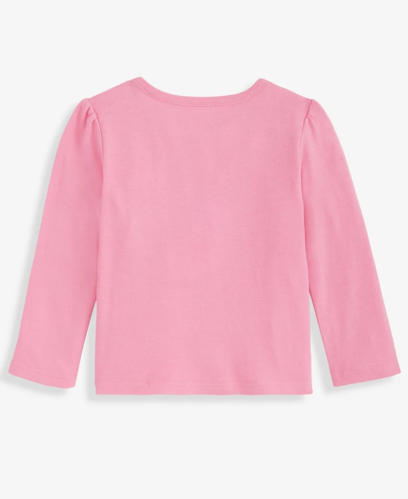 First Impressions Baby Girls Long-Sleeve Heart T-Shirt, Macy's Exclusive
