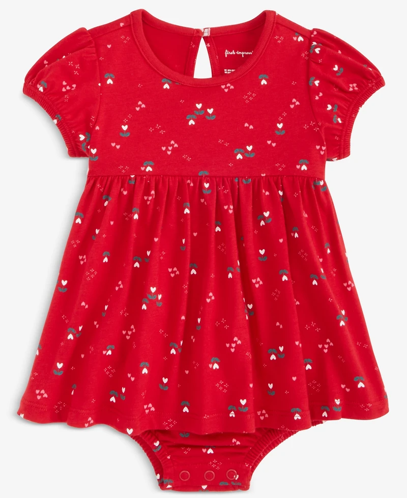 First Impressions Baby Girls Heart Tulip Printed Skirted Sunsuit, Macy's Exclusive