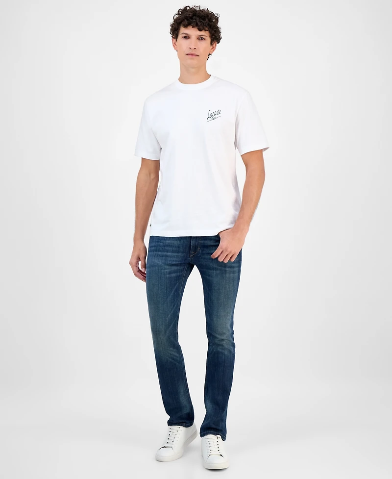 Lacoste Men's Printed Crewneck T-Shirt