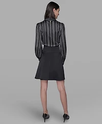 Karl Lagerfeld Paris Women's Collared Shirtdress