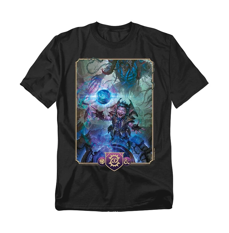 Logovision Men's Dungeons And Warlock Key Art T-Shirt