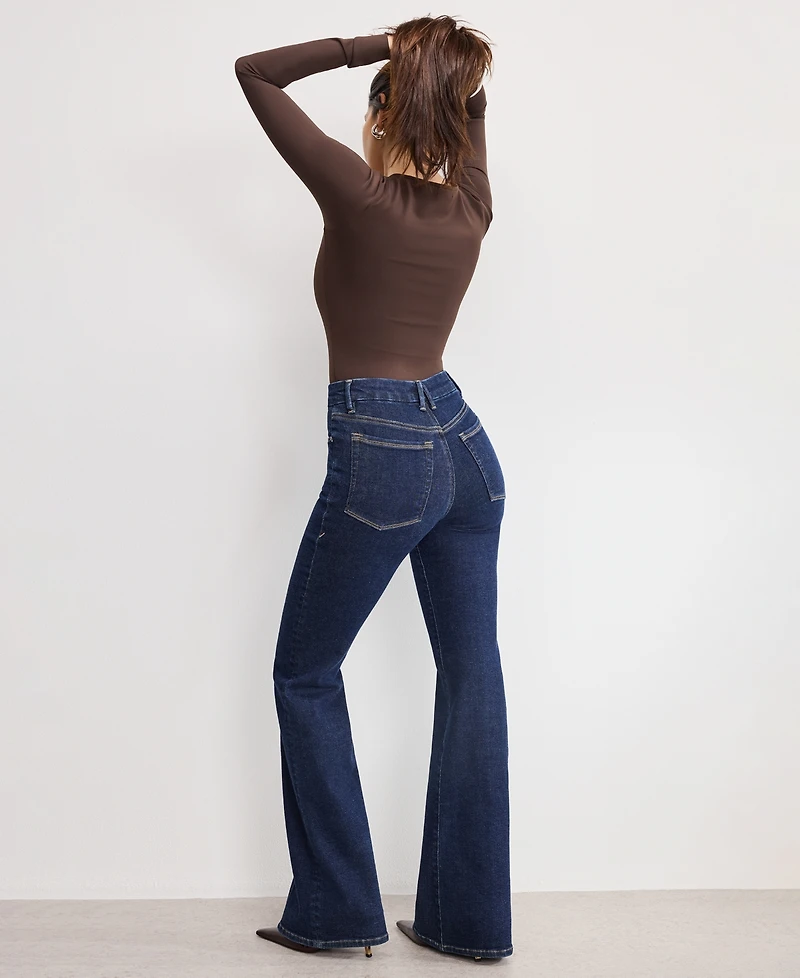 Good American Women's Flare Jeans