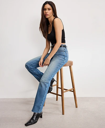 Good American Women's Icon Straight Jeans