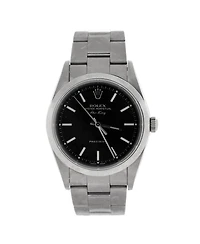 Pre-Owned Rolex Oyster Perpetual Air King Automatic Watch in Stainless Steel 34mm