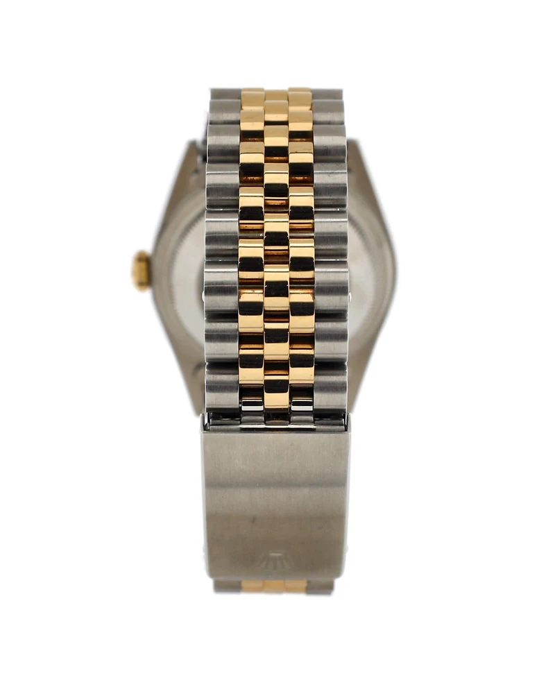 Pre-Owned Rolex Oyster Perpetual Datejust Automatic Watch in Stainless Steel and Gold with Diamond Markers 36mm