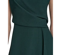Vince Camuto Women's Signature Stretch Crepe Midi Dress